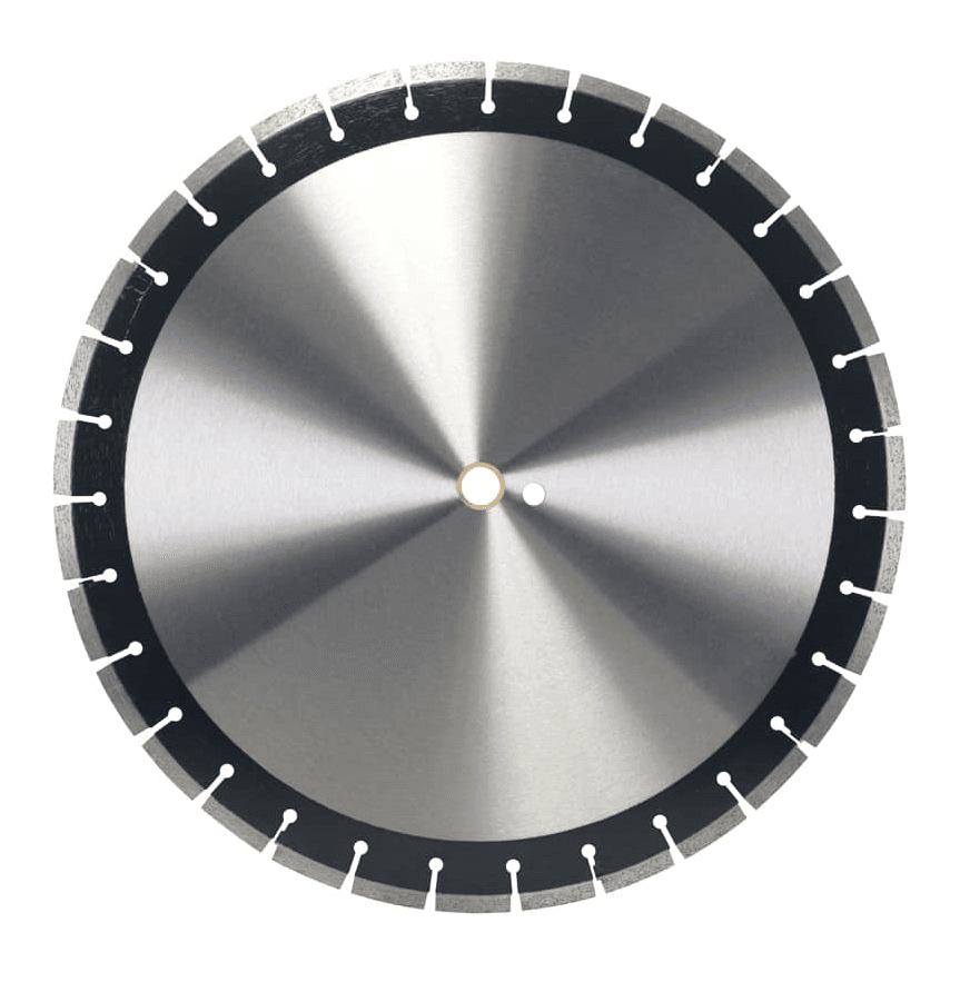 thumbnail image 2 of Advanta 10" X .050 Sintered Metal Bond Diamond Lapidary Blade – Continuous Rim, 5/8" Arbor, AT-4CRL10050A4 2 of 4