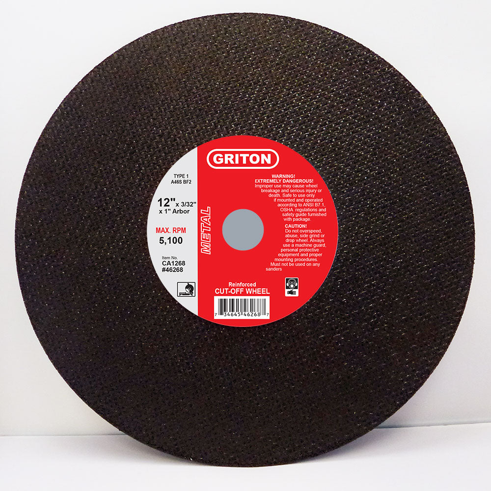 CA1268 12"x3/32"x” T1, for Metal Cutting (10/pack) - Image 1