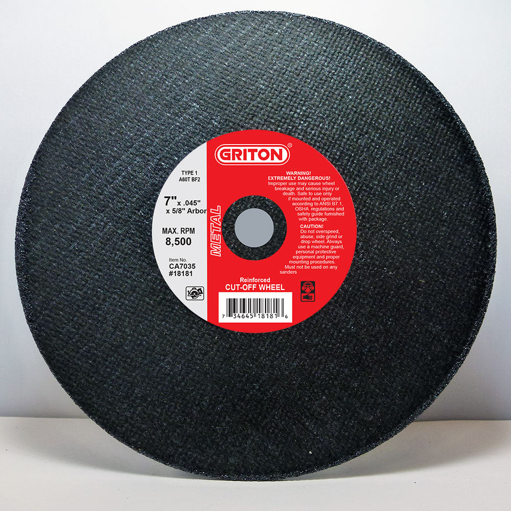 CA7035 7"x.045"x5/8" T1, for Metal Cutting (10/pack) - Image 1