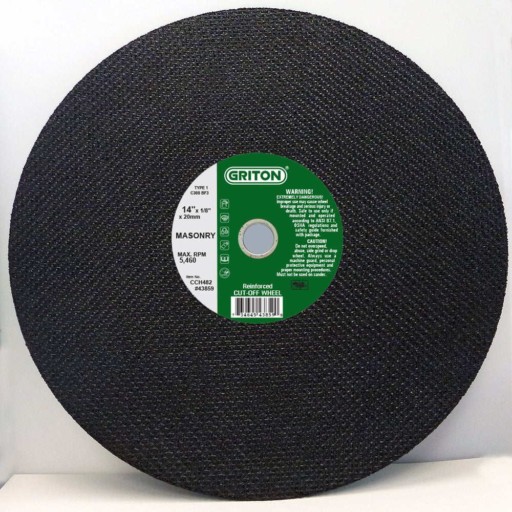 CCH482 14"x1/8"x20mm MASONRY Cutting (5/pack) - Image 1