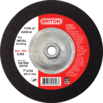 7"x1/4"x5/8-11 w/Hub for METAL Grinding (10pcs/pack)