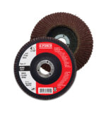 4.5" x 7/8" Type 27 Aluminum Oxide Flap Discs, Grit 40, 60, 80, 120 (10/pack) - Image 2