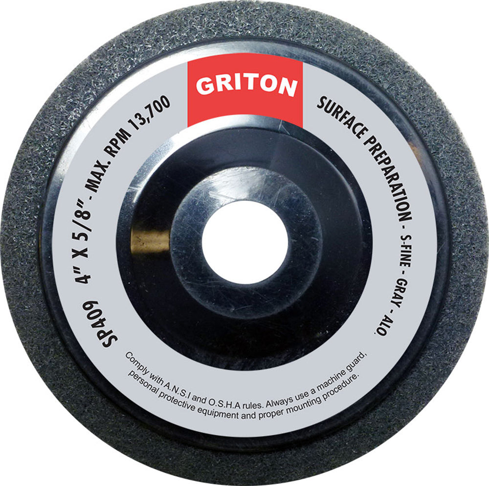 SP409 4"x 5/8" T27 Surface Preparation Wheel, Gray, S. Fine (10/pack) - Image 1